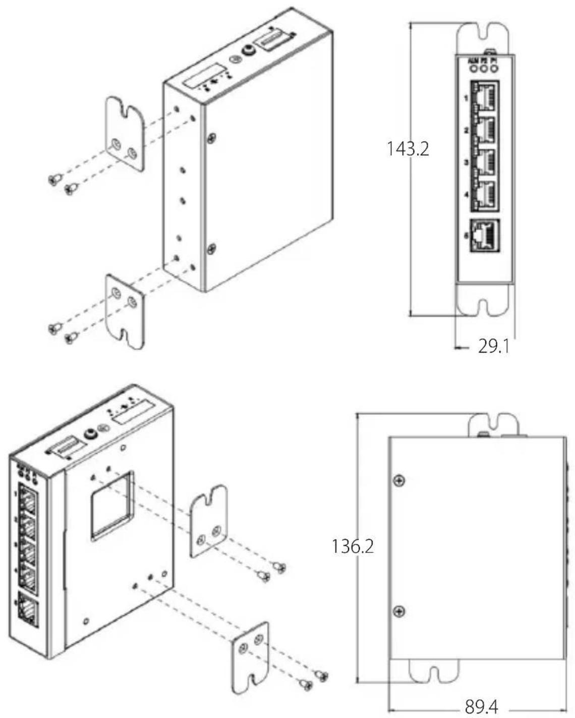 StarTech.com IES51000 - 壁掛け - 1