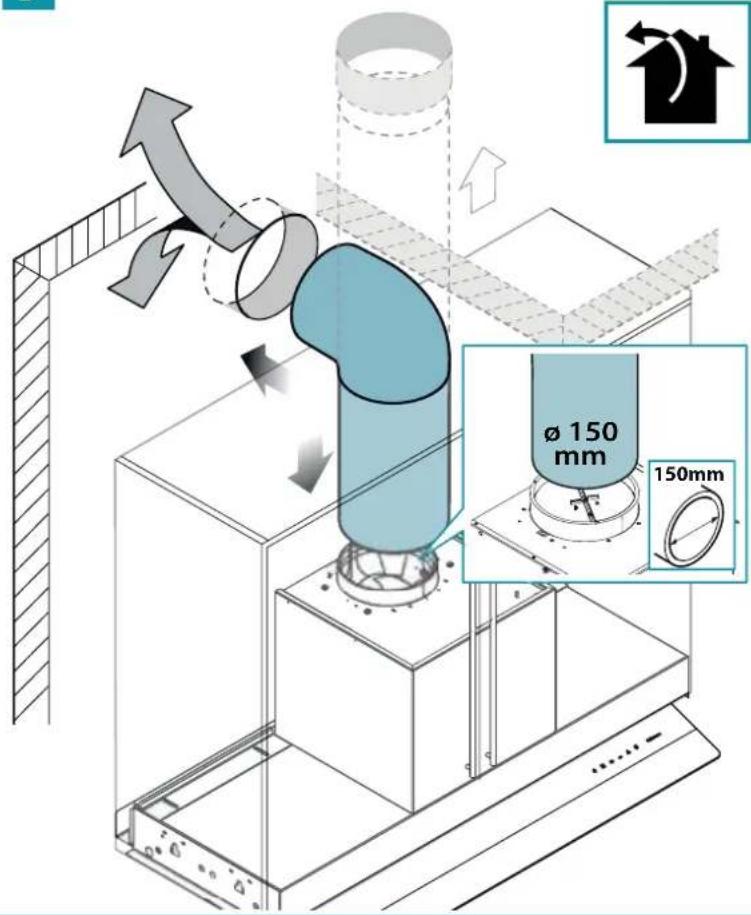 FALMEC Virgola No-Drop Touch 75 - Specliche del mobile Cabinet specification - 7