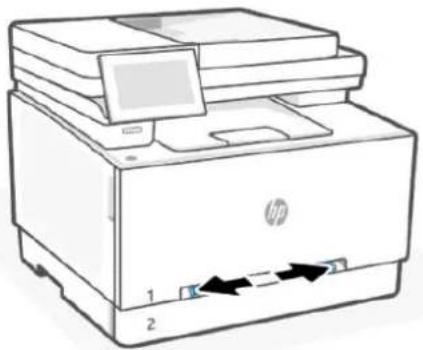 HP Color LaserJet Pro MFP 3302fdw - Chargement du papier dans le bac feuille à feuille (bac 1) - 1