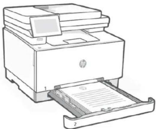 HP Color LaserJet Pro MFP 3302fdw - Impression en mode portrait - 1
