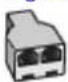 HP Color LaserJet Pro MFP 3302fdw - Configuration de l'imprimante sur la même ligne téléphonique qu'un ordinateur avec deux ports téléphoniques - 5