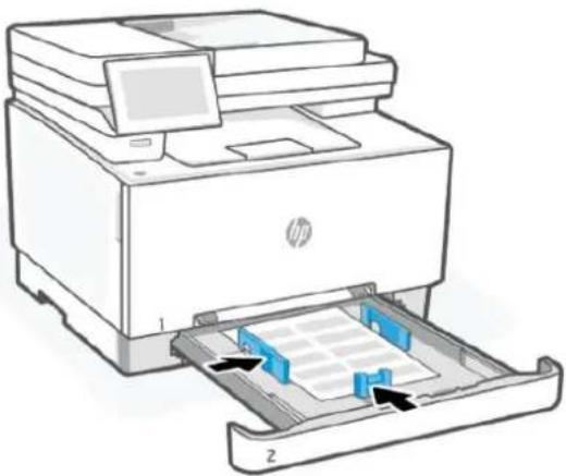 HP Color LaserJet Pro MFP 3302fdw - Chargement d'étiquettes dans un bac - 2
