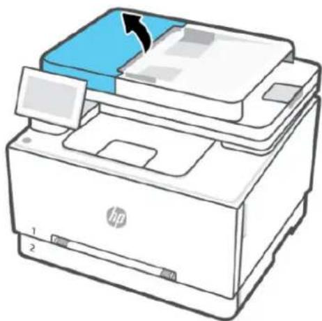 HP Color LaserJet Pro MFP 3302fdw - Nettoyer les rouleaux et le tampon de séparation du bac d'alimentation - 1