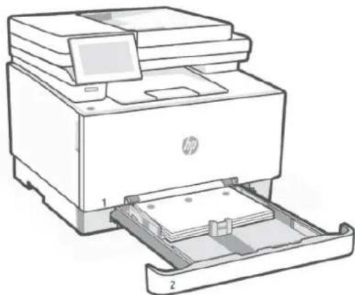 HP Color LaserJet Pro MFP 3302fdw - Impression en mode paysage - 3