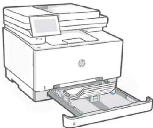 HP Color LaserJet Pro MFP 3302fdw - Impression en mode paysage - 2