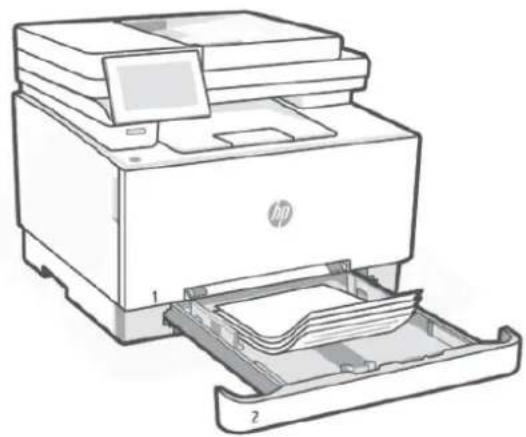 HP Color LaserJet Pro MFP 3302fdw - Impression en mode portrait - 2