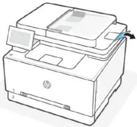 HP Color LaserJet Pro MFP 3302fdw - Chargement d'un original dans le bac d'alimentation automatique - 3