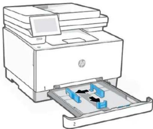 HP Color LaserJet Pro MFP 3302fdw - Chargement du papier dans le bac 2 - 4