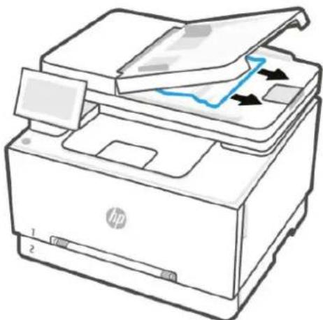 HP Color LaserJet Pro MFP 3302fdw - Élimination d'un bourrage papier dans le bac 2 - 11