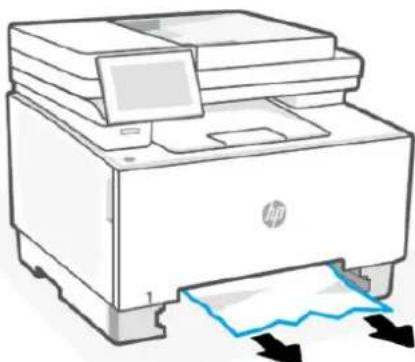 HP Color LaserJet Pro MFP 3302fdw - Élimination d'un bourrage papier dans le bac 2 - 4