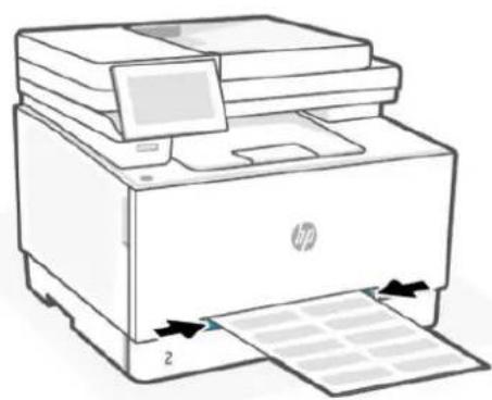 HP Color LaserJet Pro MFP 3302fdw - Chargement d'étiquettes dans un bac - 1