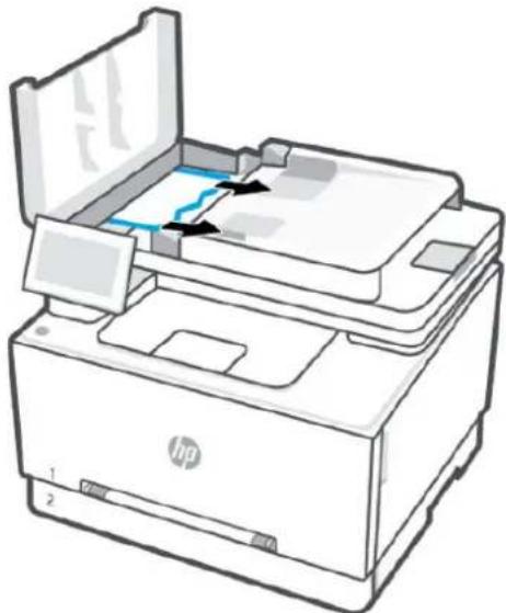 HP Color LaserJet Pro MFP 3302fdw - Élimination d'un bourrage papier dans le bac 2 - 8