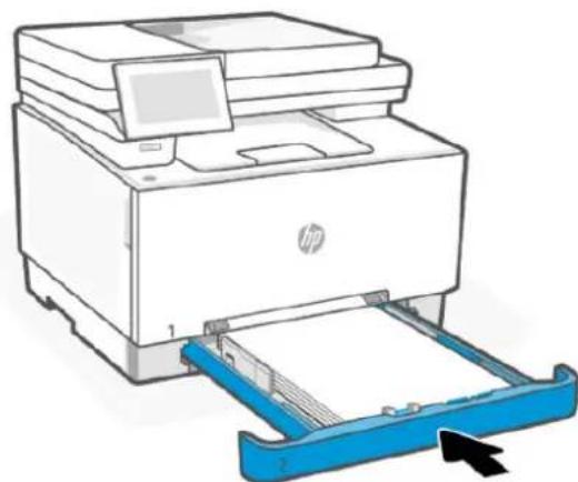 HP Color LaserJet Pro MFP 3302fdw - Élimination d'un bourrage papier dans le bac 2 - 6