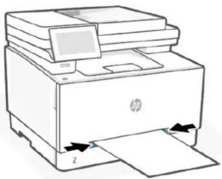HP Color LaserJet Pro MFP 3302fdw - Chargement du papier dans le bac feuille à feuille (bac 1) - 2