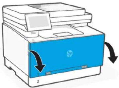 HP Color LaserJet Pro MFP 3302fdw - Remise en place d'une cartouche de toner - 2