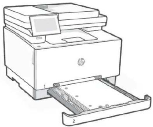 HP Color LaserJet Pro MFP 3302fdw - Impression en mode portrait - 3