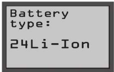 Ghibli & Wirbel ROYAL 15 E 38 - Setting the type of battery: - 1