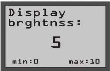 Ghibli & Wirbel ROYAL 15 M 38 BC LITHIUM PLUS - Display setting - Brightness: - 1
