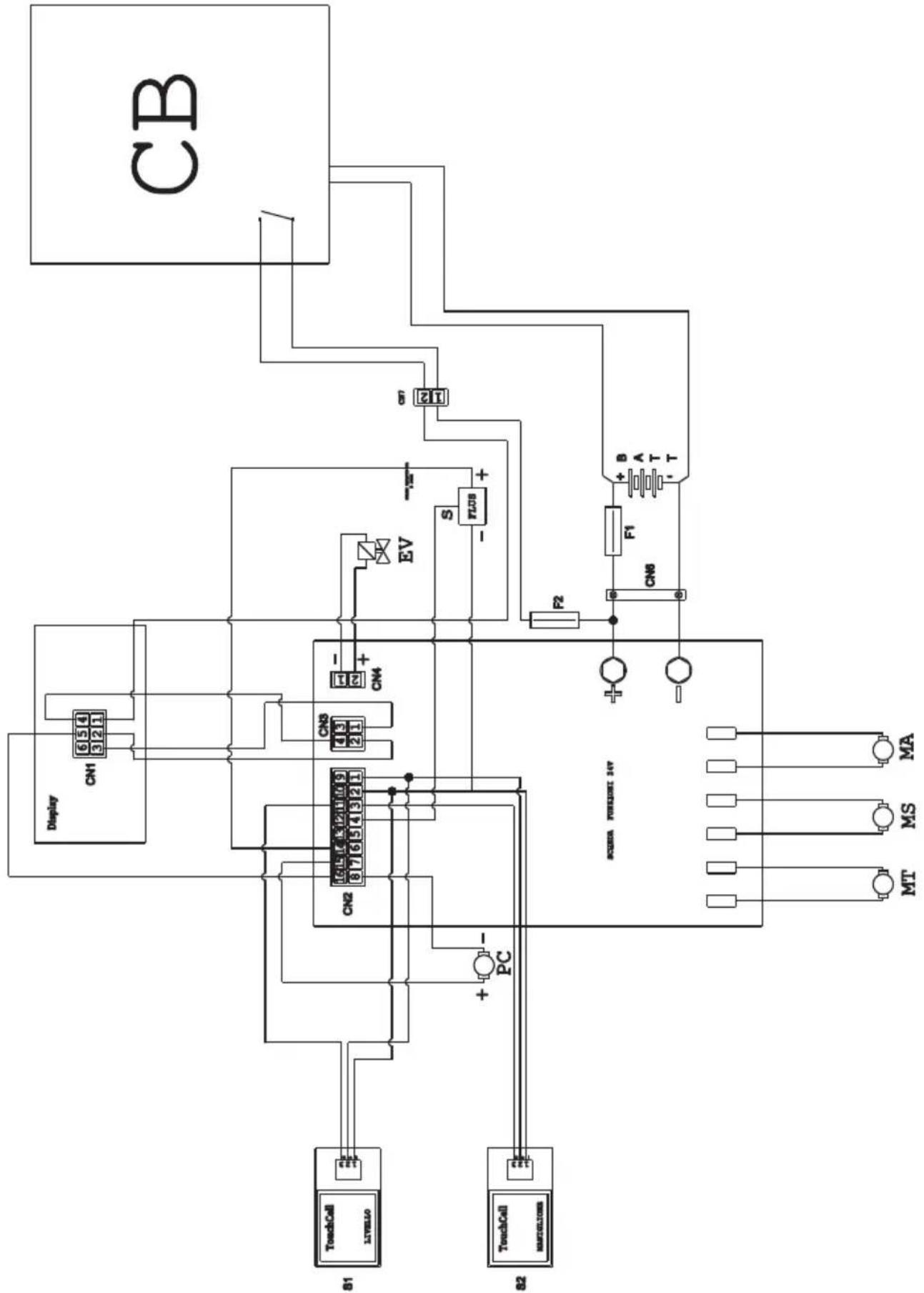 Ghibli & Wirbel ROUND 45 M 55 TOUCH - WIRING DIAGRAM - 1