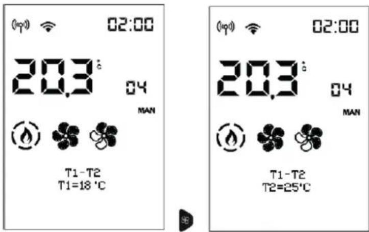 EDILKAMIN YANA 9+ EVO - - PARAMÉTRAGE TEMPÉRATURE POUR LE CHRONO T1 - T2 - 3