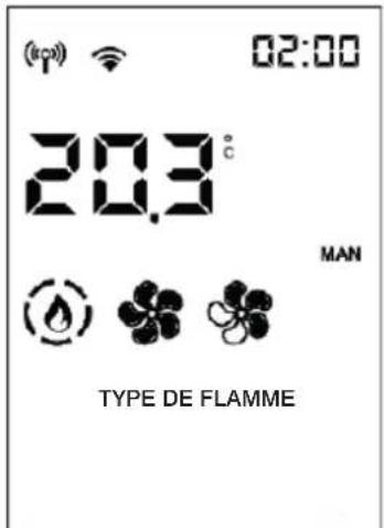 EDILKAMIN YANA 9+ EVO - - TYPE DE FLAMME POUR LE TECHNICIEN - 1