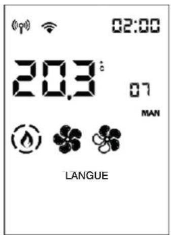 EDILKAMIN YANA 9+ EVO - - PARAMÉTRAGE LANGUE - 1