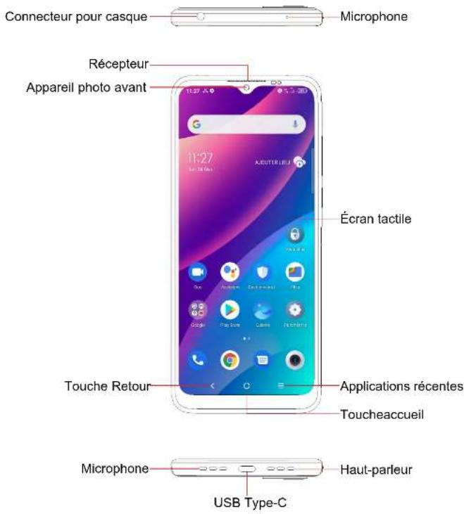 TCL 30 SE - Présentation générale de l'appareil - 1