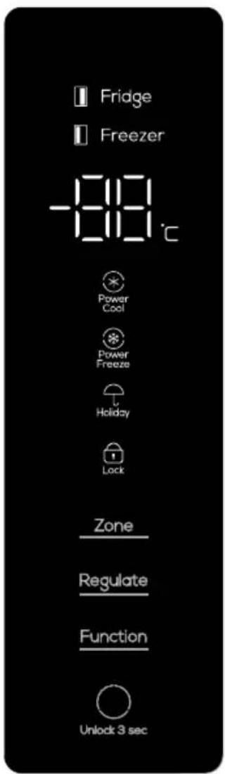 TCL RP505SXE1 - Operation keys - 1