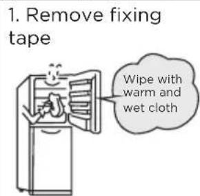 TCL RF092DWE0 - Preparations prior to use - 1