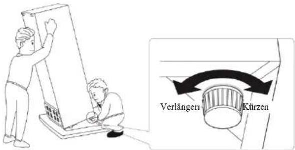 TCL RF334TIE0 - Nivellierung des Geräts - 1