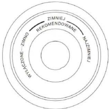 TCL RF334TIE0 - Ustawianie temperatury w przedziale chłodziarki - 1