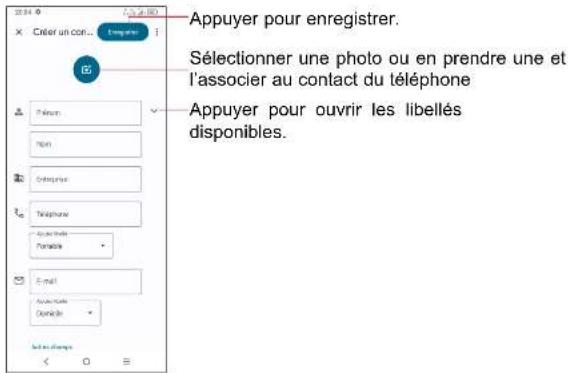 TCL 306 - Ajouter un contact - 1