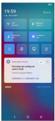 TCL 306 - Volet des notifications - 1