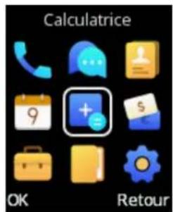 Calculatrice OK Retour