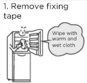 TCL RF185DLE0 - Preparations prior to use - 1