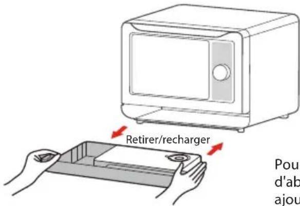 TOSHIBA MS3-STQ20SABK - Utilisation de la boîte à eau - 1