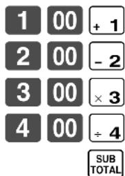 CASIO CE-310 - Annulation de tous les articles d'une transaction - 1