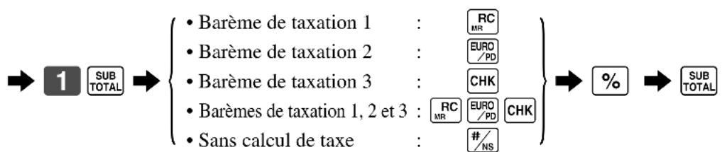 CASIO CE-310 - Pour afferer un type de taxation à la touche - 2