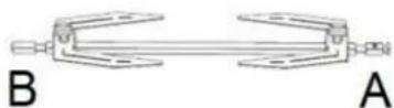 Tognana Iridea D2DFA07IRZU - Rotisserie spit, forks, and fixing screws - 1
