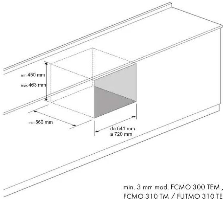 Fulgor Milano FUTMO 310 TEM - ESPAÇO E DIMENSÕES 30" - 1