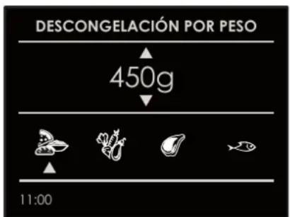 Fulgor Milano FUTMO 310 TEM - Función de descongelado por peso - 1