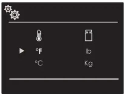 Fulgor Milano FUTMO 310 TEM - Temperatura e peso - 1