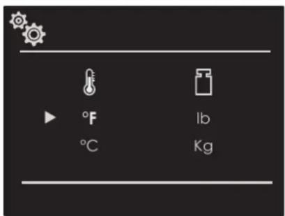 Fulgor Milano FUTMO 310 TEM - Temperatuur en Gewicht - 1