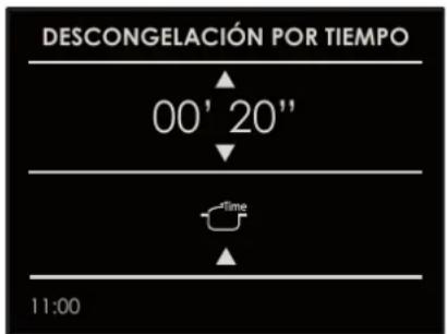 Fulgor Milano FUTMO 310 TEM - Función de descongelado temporizado - 1