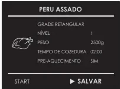Fulgor Milano FUTSO 310 TEM - Guardar uma receita personalizada: - 3