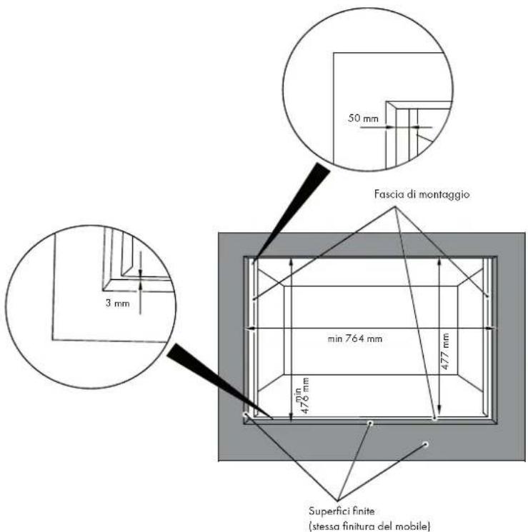 Fulgor Milano FUTSO 310 TEM - INSTALLAZIONE A FILO - 1
