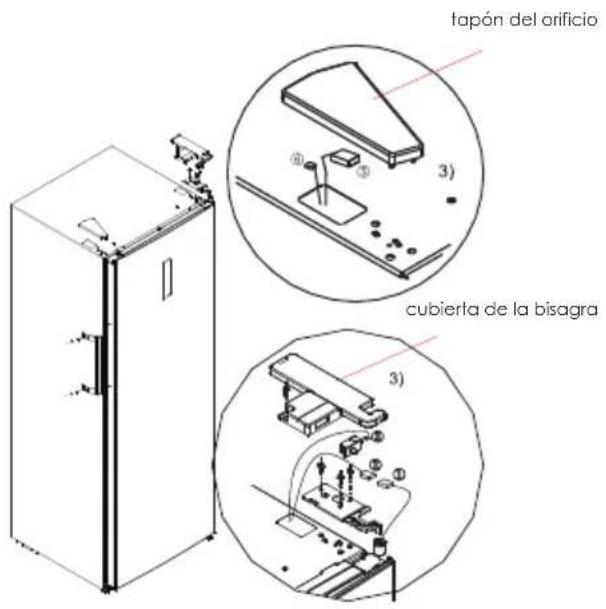 EDESA EZS-1732 NF EX - Instalación para apertura de derecha a izquierda (opcional) - 5