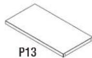 Gladiator GANF03WDMTS - 3a. Install the shelf in the 2-door base cabinet. - 1