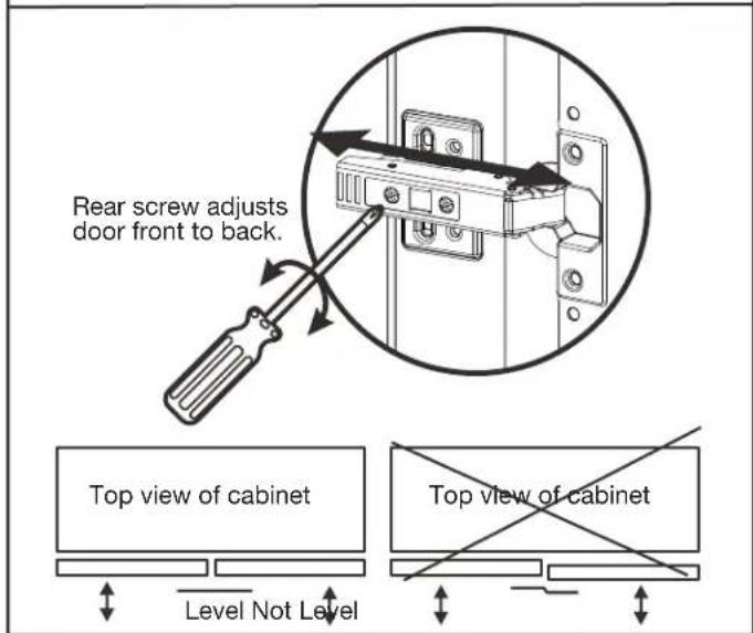 Gladiator GANF03WDMTS - Adjusting the Door (if required) - 1