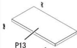 Gladiator GANF03WDMTS - 3a. Install the shelf in the 2-door base cabinet. - 5